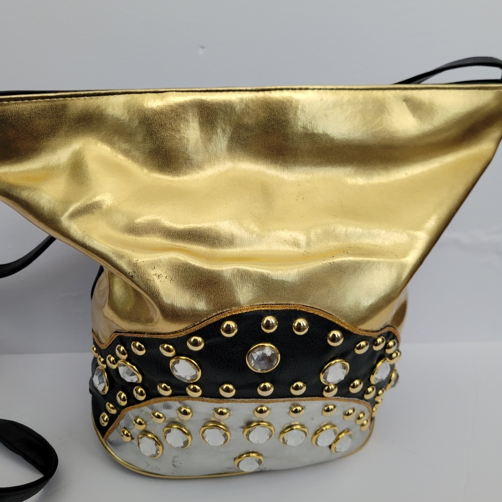 Vintage Gold/Black/ Silver with Gems